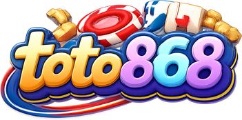 Logo toto868 berwarna futuristik